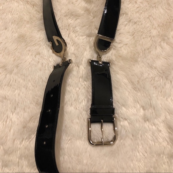 Dolce & Gabbana Black Patent Leather Unisex Belt - Picture 3 of 5